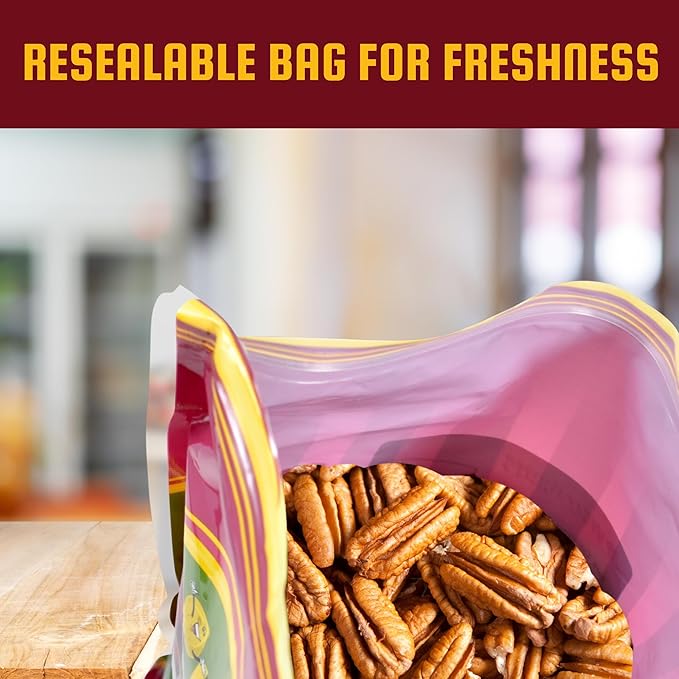 Two Pounds Of Pecans Raw, Whole, Shelled, Raw, Natural, No Preservatives Added, Non-GMO, NO PPO