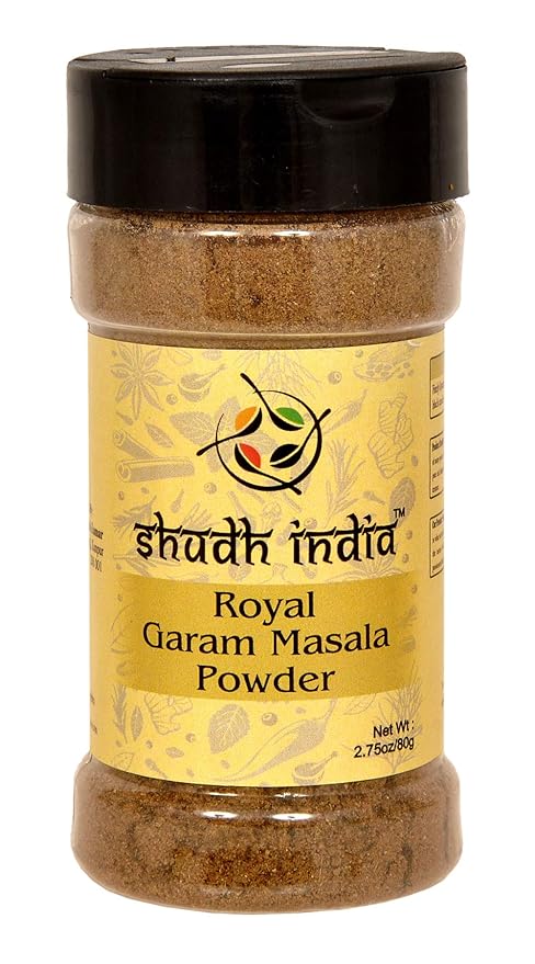 Shudh India Garam Masala Indian Spice Blend PET Jar ~ All Natural, Salt-Free | Vegan | No Colors |