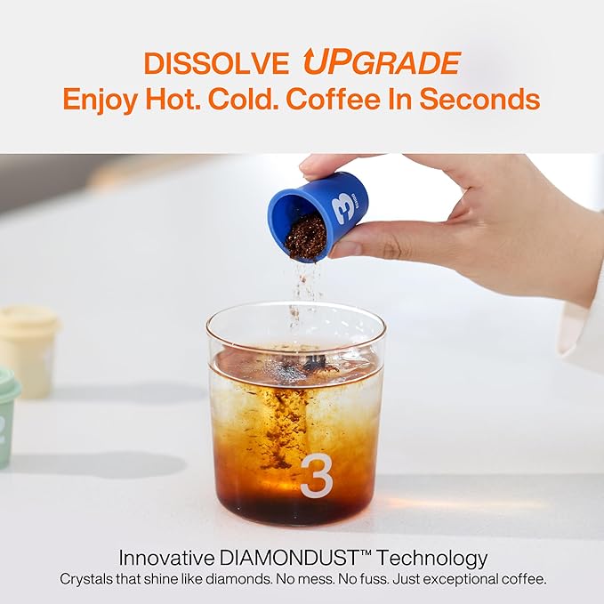 SATURNBIRD Coffee Instant Cold Brew - Medium, Dark Roast Variety Pack, 3 Roast Levels (NO.4-6)