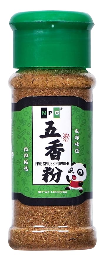 NPG Authentic Chinese Five Spice Blend 1.08 Oz, Gluten Free, All Natural Ground Chinese 5 Spice