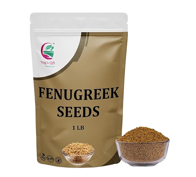 Fenugreek Seeds 1 LB, 100% Pure & Natural, Perfect for Cooking, Herbal Uses & Overall Wellness