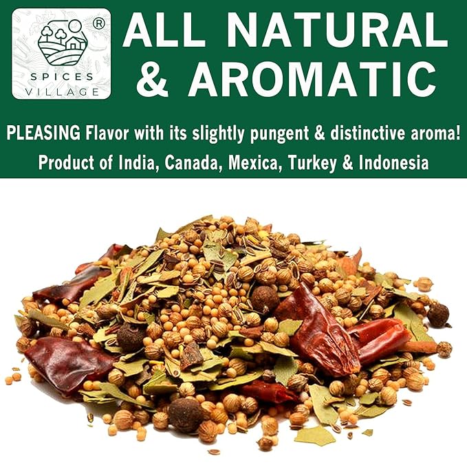 SPICES VILLAGE Pickling Spices for Corned Beef, Pickling Spices Mix for Pickles and Canning, 6.5oz