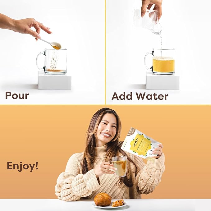 Waka Instant Green Tea Mix, Pineapple Flavored - 100% Tea Leaves, No Additives, Unsweetened
