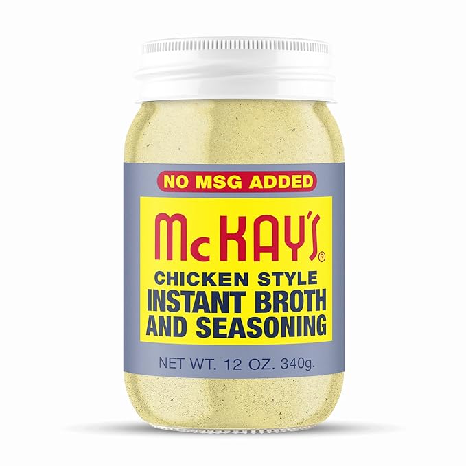 McKay's Chicken Flavored Soup Seasoning, Gluten Free, Vegetarian Instant Broth, Bullion Powdered