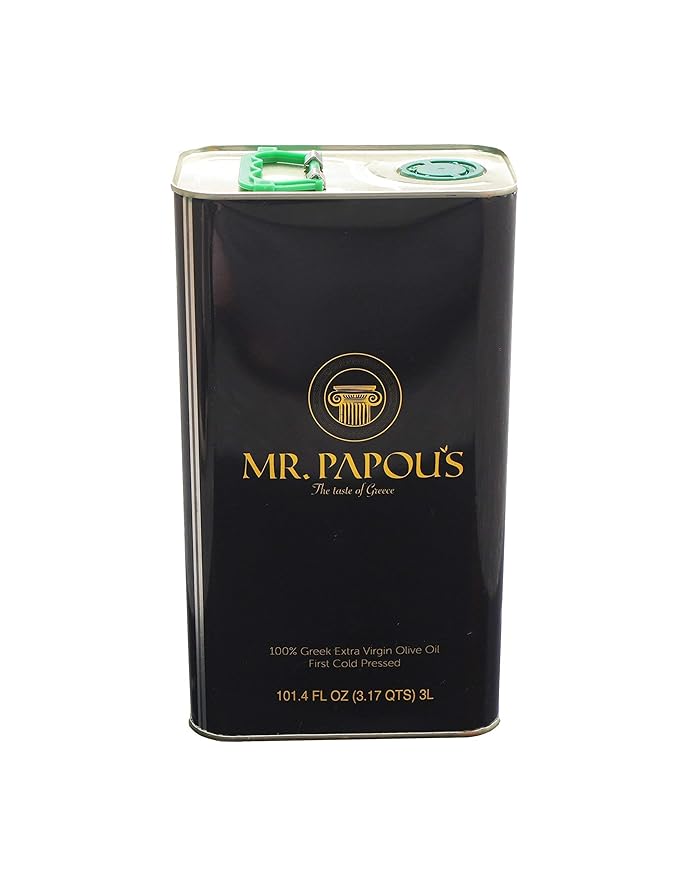Mr. Papou's | Extra Virgin Olive Oil | First Cold Pressed | Family Owned | Harvested in Greece | 3