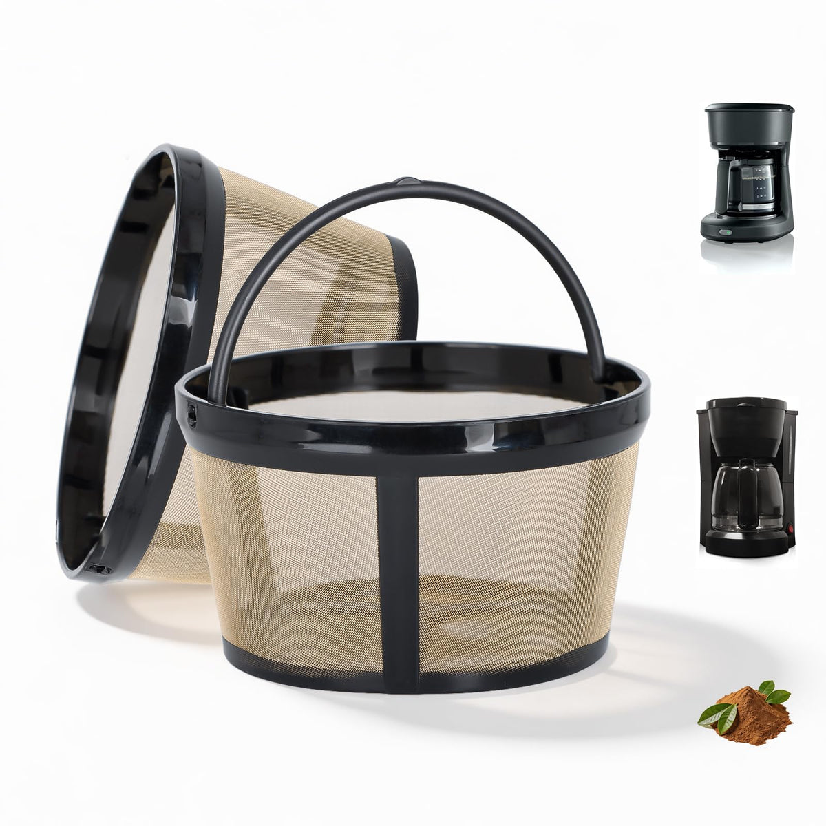 Reusable Coffee Filters Compatible with Mr 4 Cup 5 Cup Coffee Maker, 2 PACK