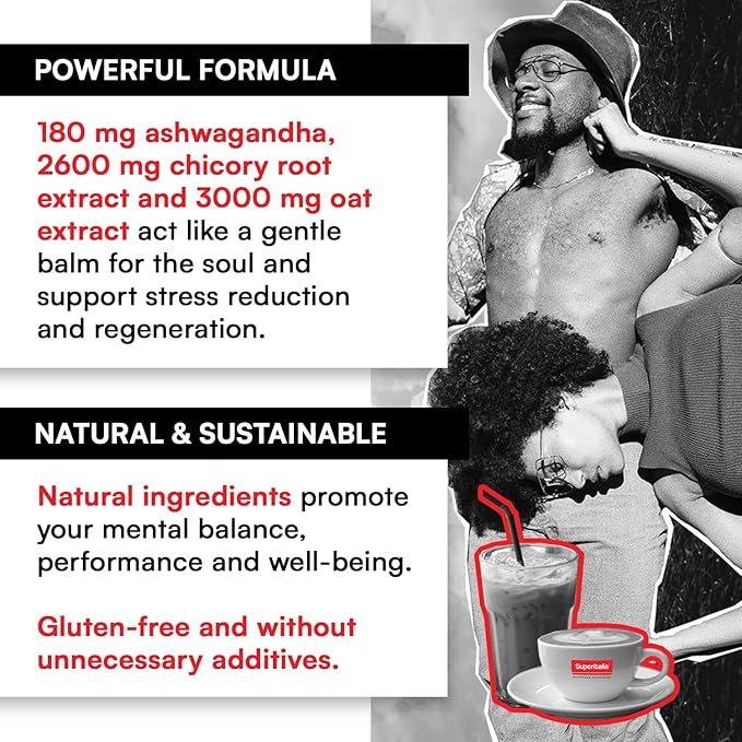 Calm & Recovery (11 servings) - Instant Coffee - 100% caffeine-free with Ashwagandha & Magnesium