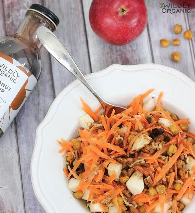 Wildly Organic Coconut Syrup 17.5 Oz - Organic Sweetener, Non-GMO, Kosher, Vegan, Buttery Caramel
