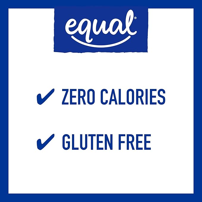 EQUAL 0 Calorie Sweetener, Aspartame and Acesulfame-K Sweetener Packets, Zero Calorie Sugar