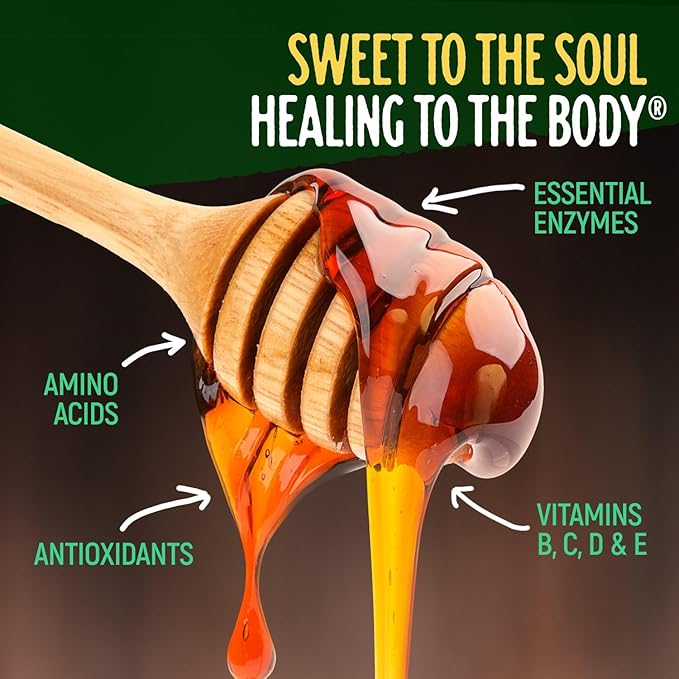 Kelley's 100% Organic Raw & Unfiltered Honey, USDA Certified, 24 Oz – All Natural, Flavor-Rich