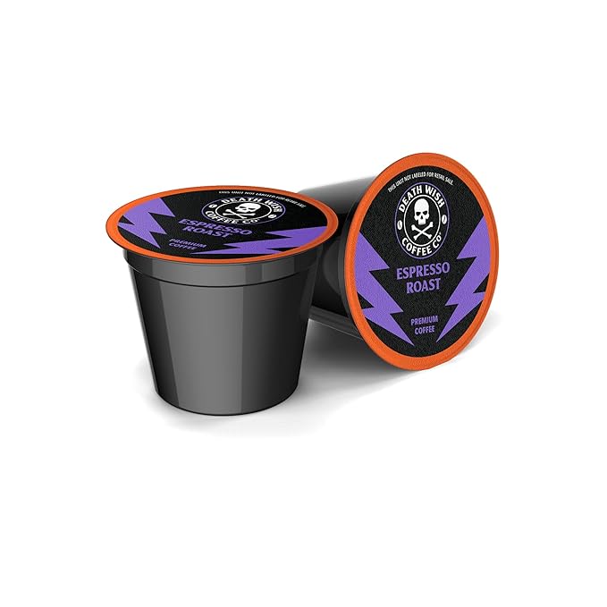 Death Wish Coffee - Single Serve Pods - Dark Roast Coffee Pods - Made with USDA Certified Organic