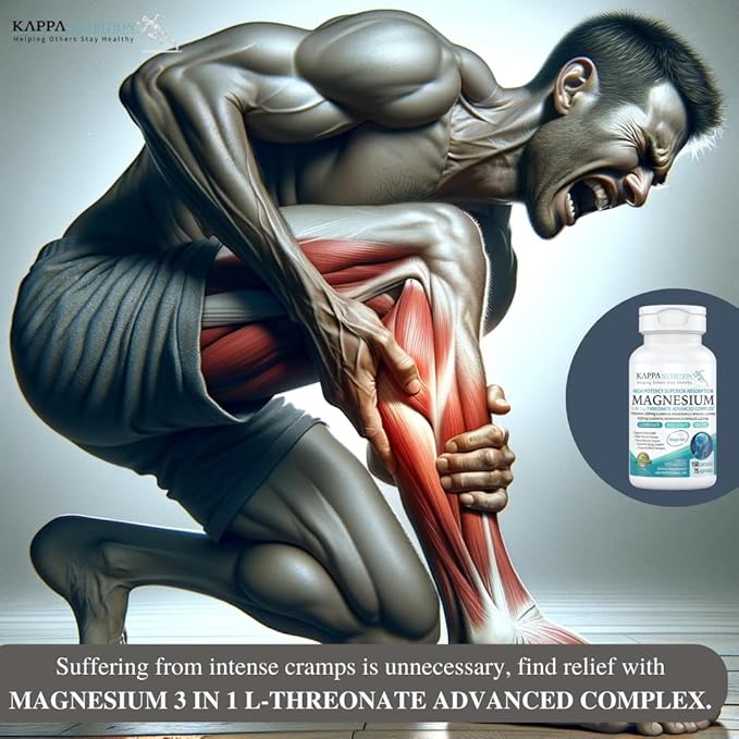 Kappa Nutrition Magbrain??Magnesium L-Threonate Plant-Based, 420mg Elemental Magnesium (3 Capsules)
