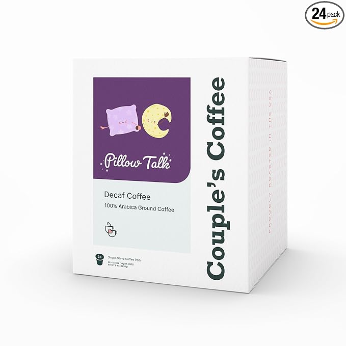 Couple's Coffee K-Cups | Decaf Coffee Pods | Gives Back to Military Families | Pillow Talk |