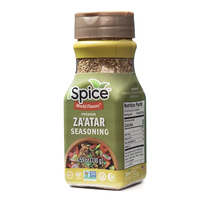 iSpice - Sugar-Free ZATAR SEASONING World Flavor Super Spice Blend | All Natural | Ready to use as