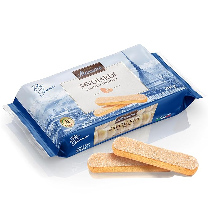 Maestro Massimo Savoiardi Ladyfingers - Classic Italian Lady Finger Cookies for Tiramisu, Premium