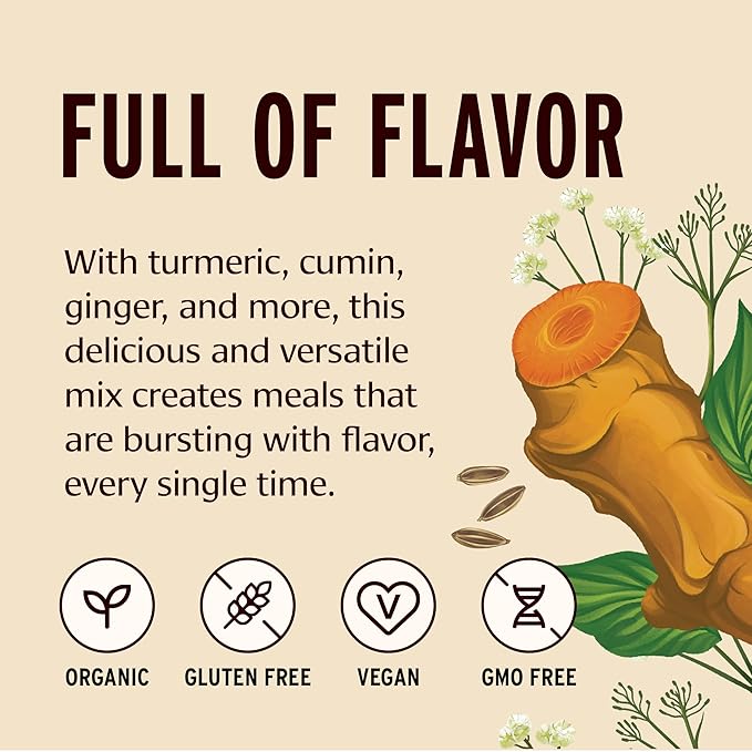 Banyan Botanicals Kitchari Spice Mix – Ayurvedic Kitchari Blend with Organic Herbs & Spices – for