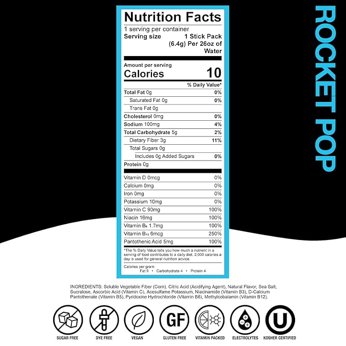 Devotion Nutrition HydroFLEX Water Flavoring Packets ??Sugar-Free Hydration with Vitamins &