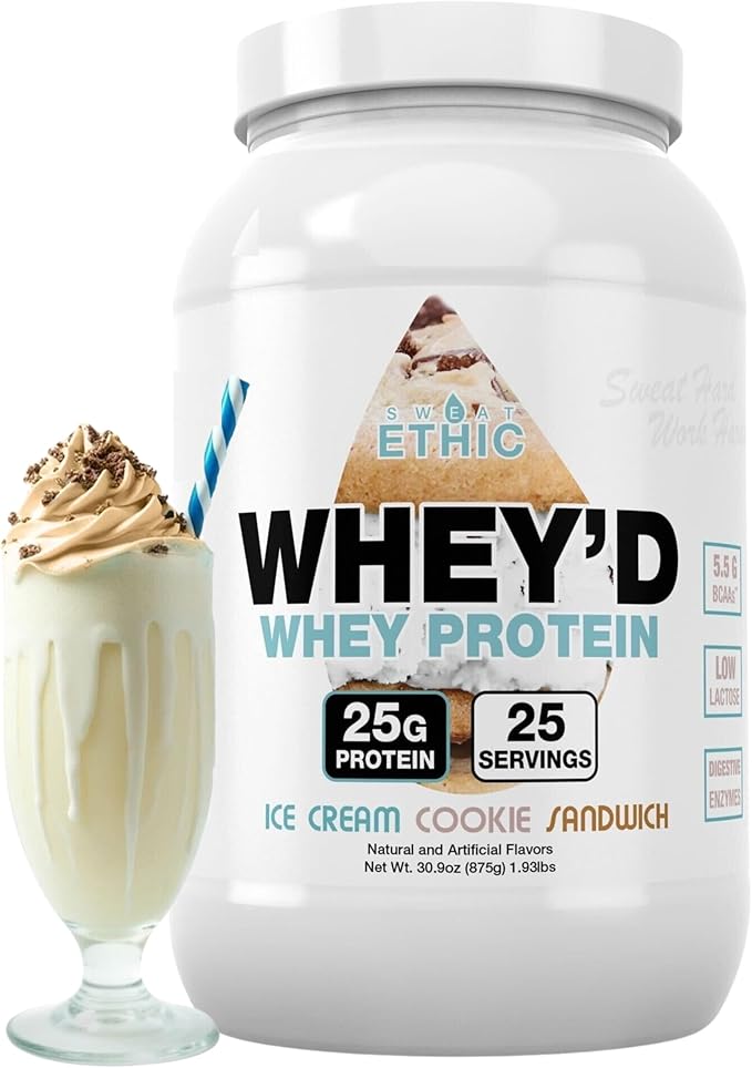 Whey'd Protein Powder, 25 G Whey Protein Blend with Concentrate, Isolate & Hydrolysate, Low Lactose