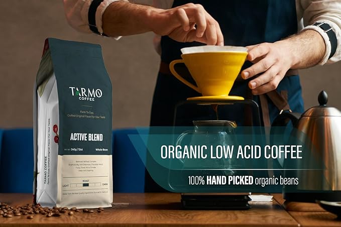 TARMO - ACTIVE BLEND | Low Acid ARABICA & ROBUSTA BLEND Whole Bean Coffee | Specialty Vietnamese