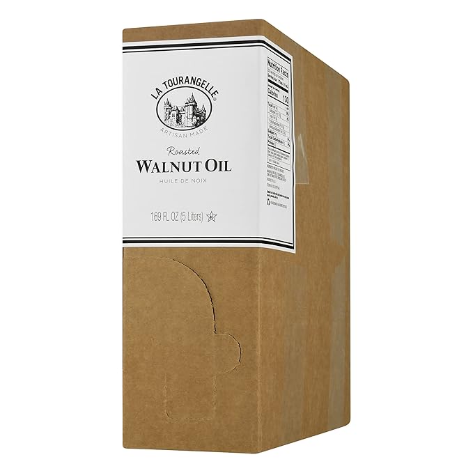 La Tourangelle, Roasted Walnut Oil, Plant-Based Source of Omega-3 Fatty Acid, Cooking, Baking, &