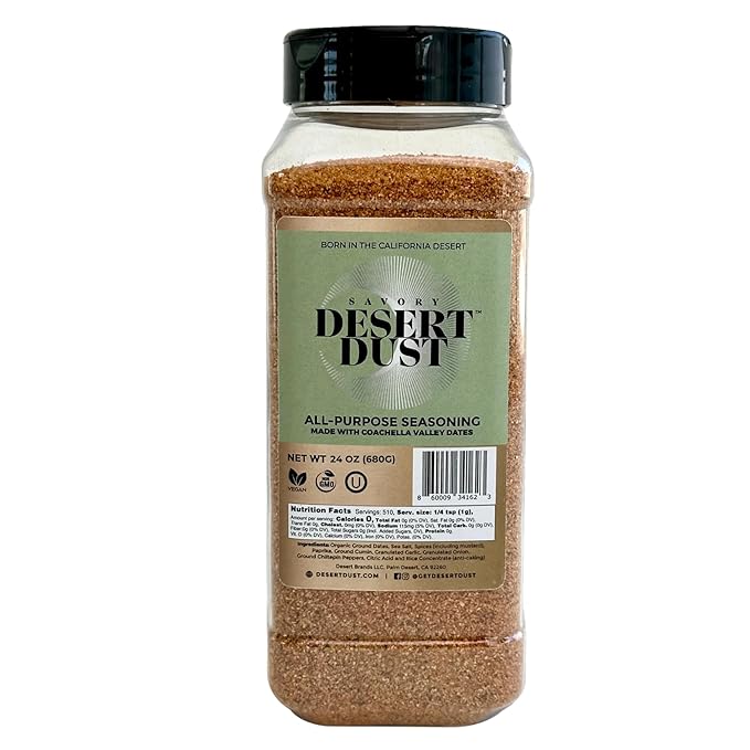 Desert Dust Savory Seasoning ??Organic Date Sugar Gourmet Blend | Smoky, Sweet & Low-Glycemic |