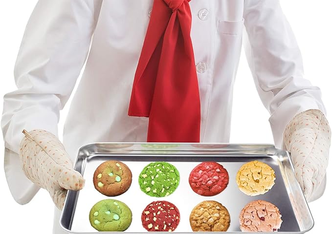 Baking Sheet, Yododo Stainless Steel Baking Pans Tray Cookie Sheet Toaster Oven Tray Pan Cookie