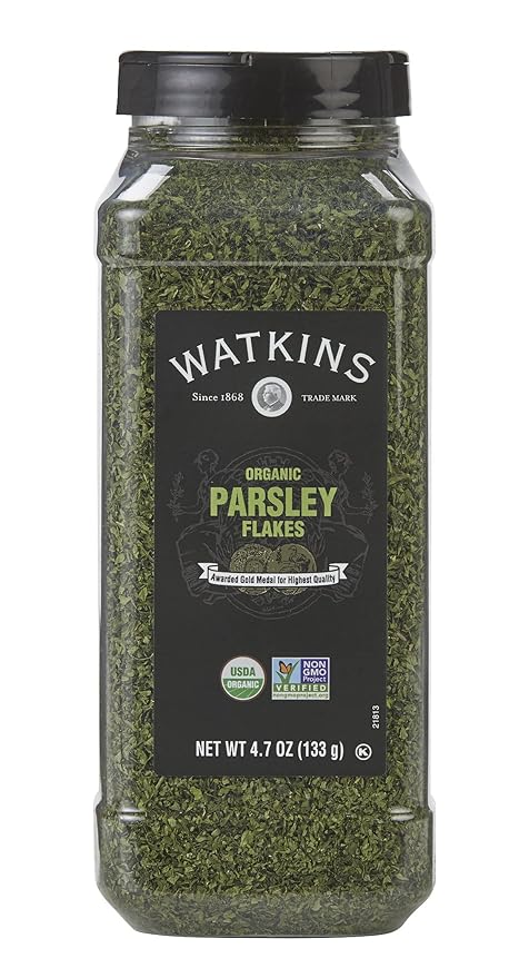 Watkins Gourmet Spice, Organic Parsley, Bulk Food Service Size, 4.7 oz (Pack of 1)