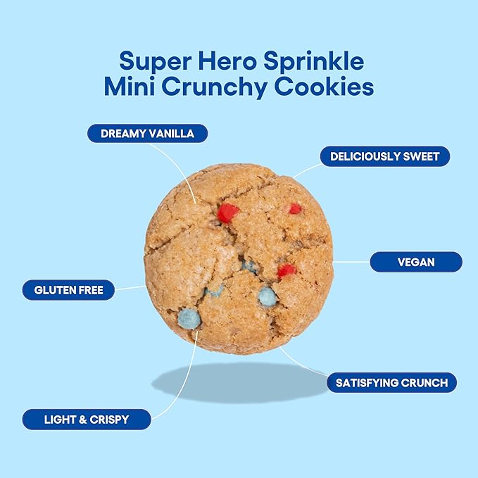 Partake Gluten Free Super Hero Spidey & Friends Sprinkle Cookies - Vegan - Free From the Top 9