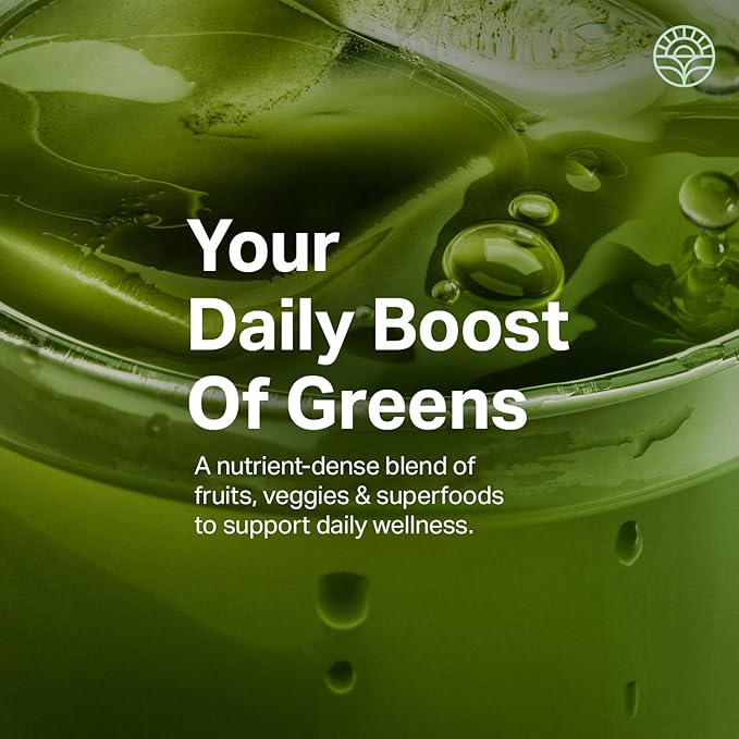 Proper, The Greens Daily Boost Organic Greens Powder. Whole Food, Apple Flavor Veggie Powder