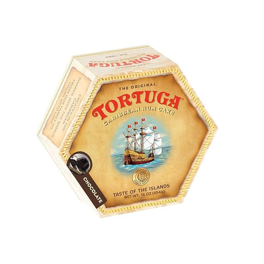TORTUGA Caribbean Chocolate Rum Cake - 4 oz Rum Cake - The Perfect Premium Gourmet Gift for Gift