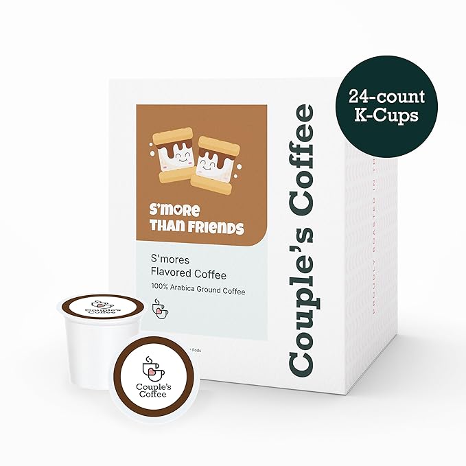 Couple's Coffee K-Cups | S'more Flavored Coffee | Gives Back to Military Families | S'more Than