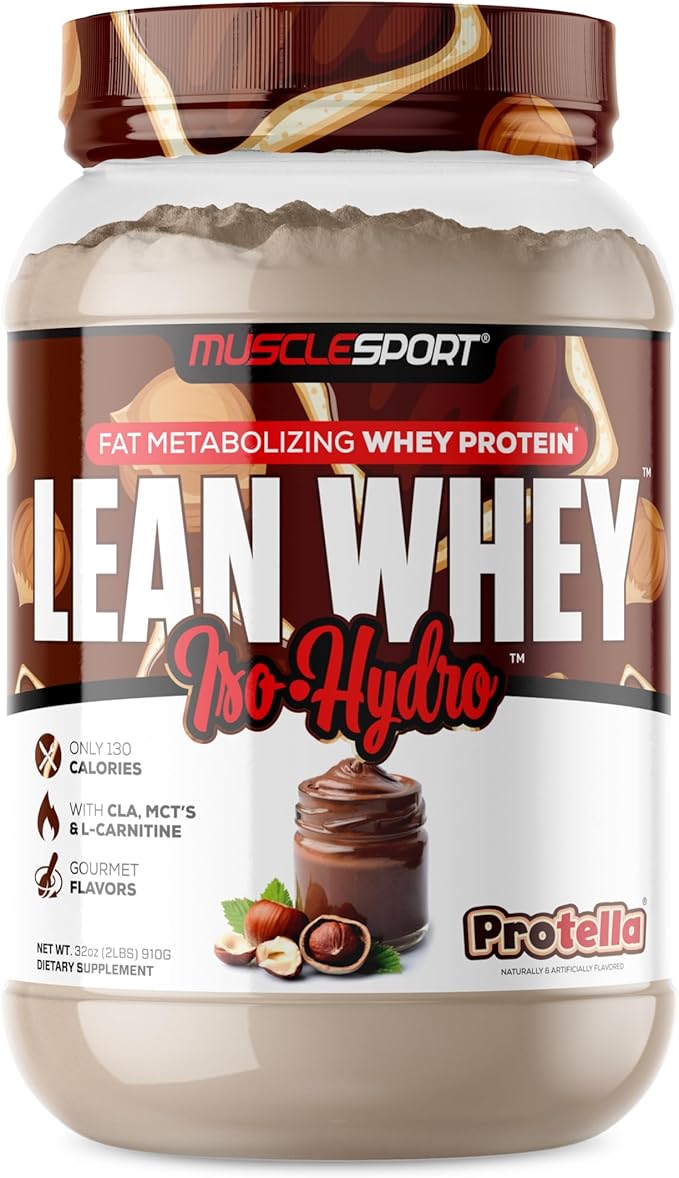 Musclesport Lean Whey Revolution??Protein Powder - Whey Protein Isolate - Low Calorie, Low Carb