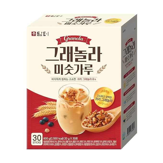 Damtuh Misugaru – Korean Multigrain Granola Powder Drink, Traditional Mixed Grain Meal Replacement