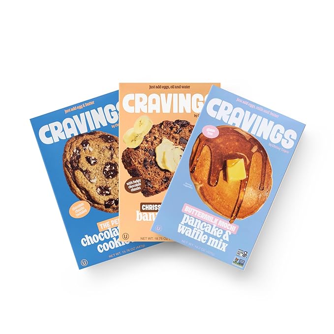 Cravings Family Baking Bundle by Chrissy Teigen ??Banana Bread, Mochi Pancake & Waffle, and
