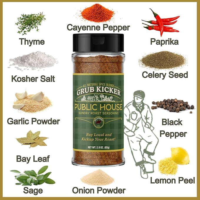 Grub Kicker assorted 4 pack includes: Wildflower Herbes De Provence, Appalachian All Purpose, Baja