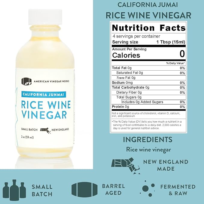 American Vinegar Works - Essentials Plus Vinegar Sampler Pack - Includes Apple Cider, Red Wine