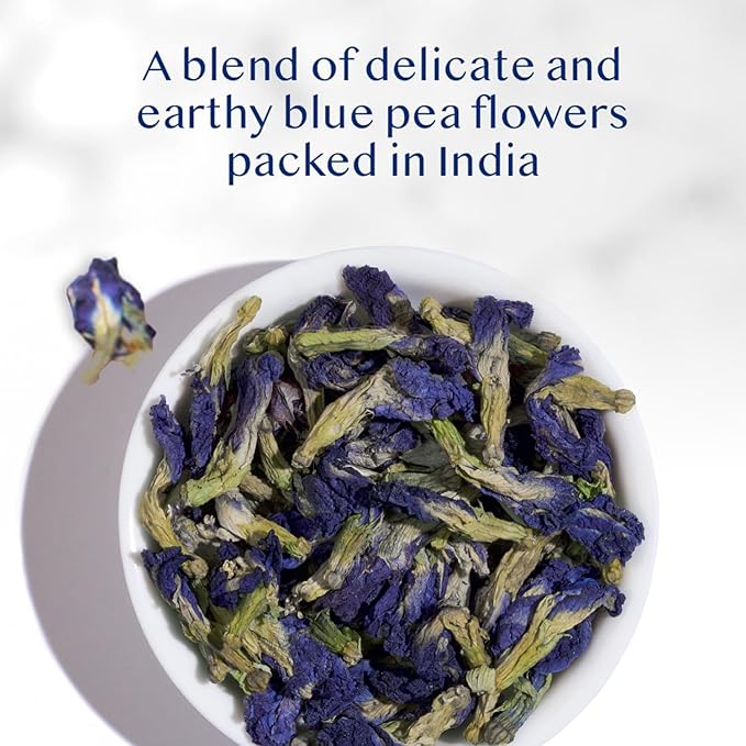 VAHDAM, Butterfly Pea Flower Tea (1.76oz) 100+ Cups | Delicate & Earthy | Vacuum Sealed for