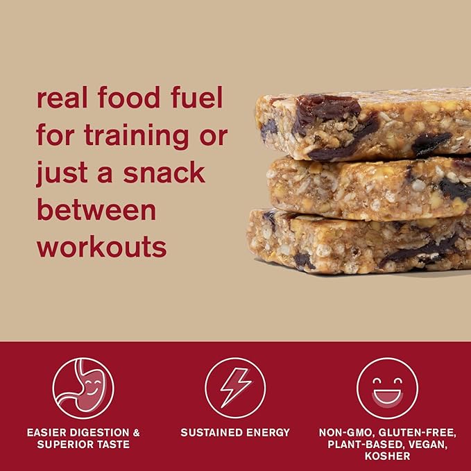 Skratch Labs Energy Bar | Variety Pack (12 Pack) | Plant Based Healthy Snack | Low Sugar, Plant
