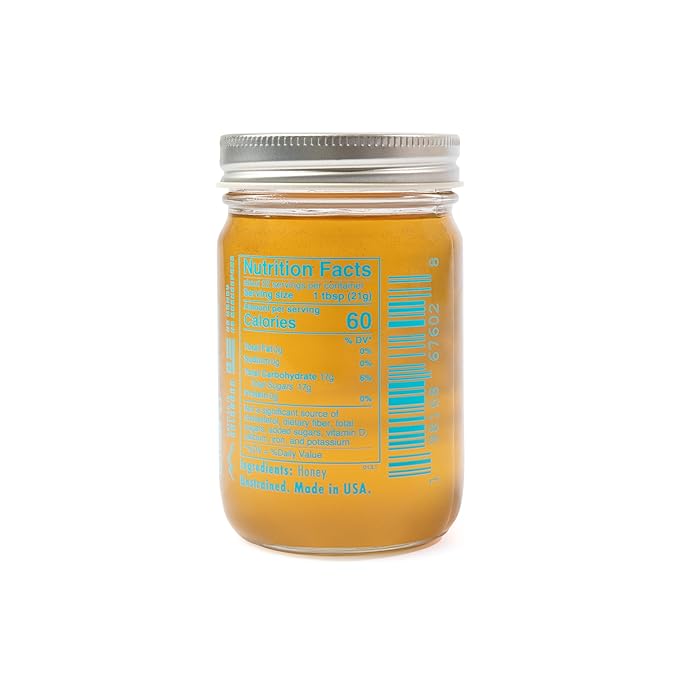 Honey House 100% Raw Clover | Pure & Unfiltered | Premium American-Sourced Natural Sweetener | 12oz