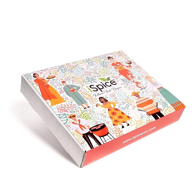 iSpice Starter Spice Set- Seasonings for Cooking, Spices and Seasonings Sets, Spices Variety Pack