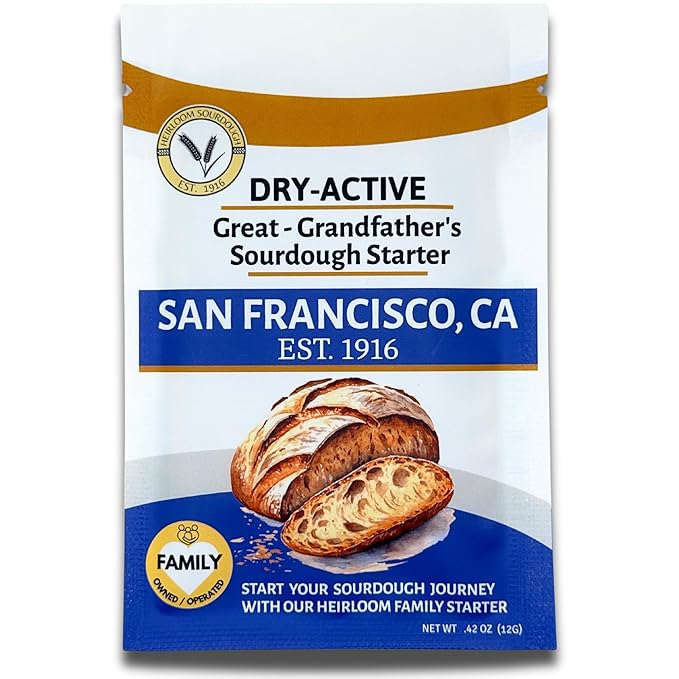 100 Year Old San Francisco Sourdough Starter | Our Great Grandfather's Starter from 1916 | Easy to