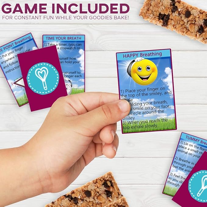 BAKETIVITY Kids Baking DIY Activity Kit - Bake Delicious Healthy Gluten Free Granola Bars with