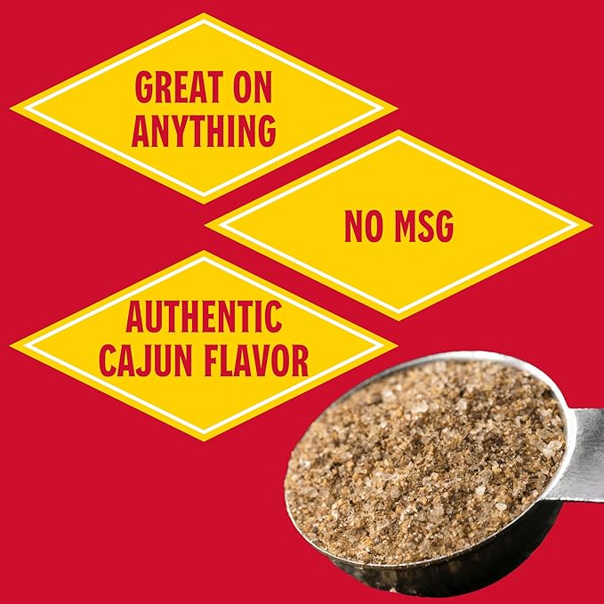Louisiana Fish Fry Cajun Seasoning - Flavorful All-Purpose Seasoning 8 oz. (Pack of 2) - Perfectly