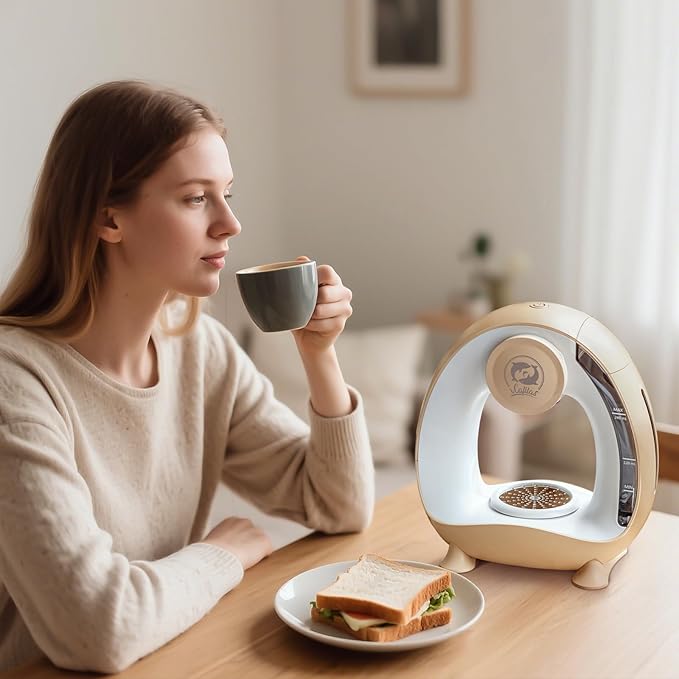 Single Serve Coffee Maker,Fast Brew in 2 minutes,Stylish竊낧ompact Design,MINI Q 2 IN 1 Coffee