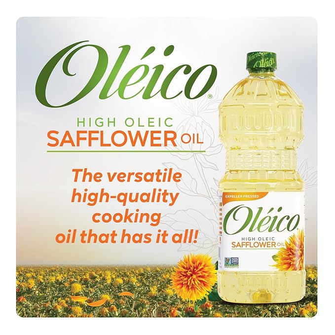 Oleico - High Oleic, Non GMO Certified, Kosher Verified, Expeller Pressed, High Heat Stable