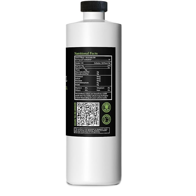 GreenIVe - Avocado Oil - 100% Pure Avocado Oil - Cold Pressed - Virgin - Exclusively on Amazon (16