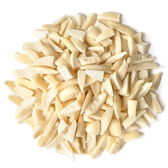 Food to Live Organic Blanched Slivered Almonds, 7 Pounds - Non-GMO, Raw, Unpasteurized, Unsalted
