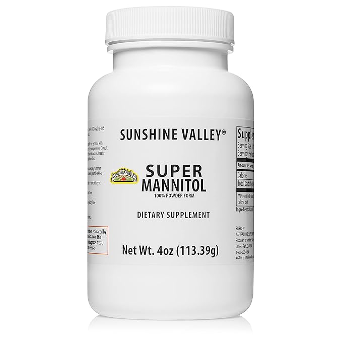 Sunshine Valley® Super Mannitol Powder, Natural & Healthy Artificial Sweetener, Ultra-Pure Sugar