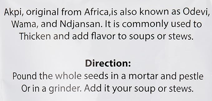 KOPABANA Organic Akpi Seeds | Djansang Spice | 2oz