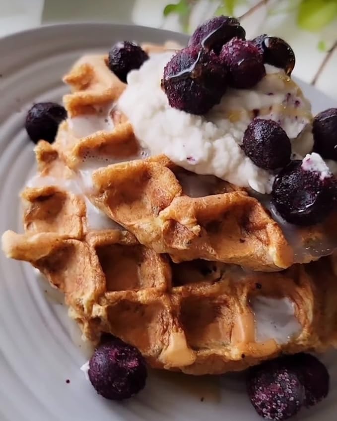 Blueberry Pancake & Waffle Mix By Birch Benders, Made With Real Blueberries, Non-Gmo, Just Add
